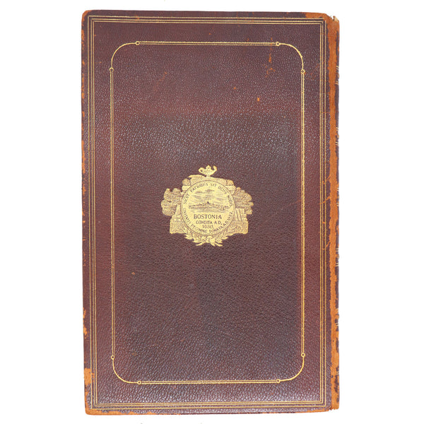 First Edition Signed Leather Book: Oration, July 4th, 1885 by Thomas J. Gargan