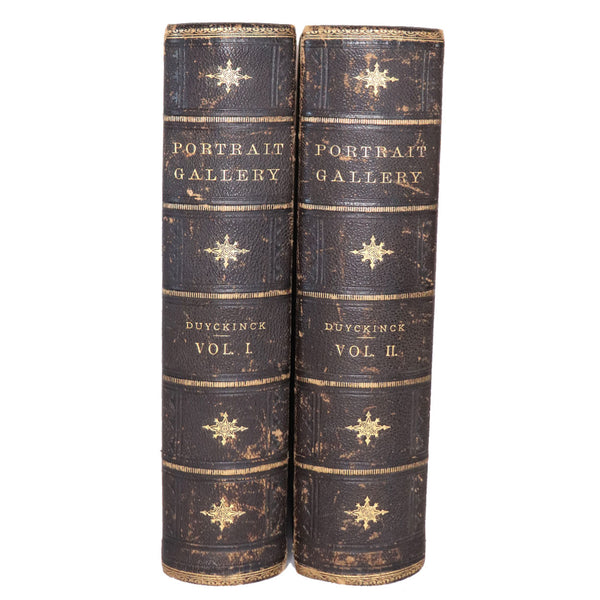 1st Ed. Books: Portrait Gallery of Eminent Men and Women, Vol. I-II by E. A. Duyckinck