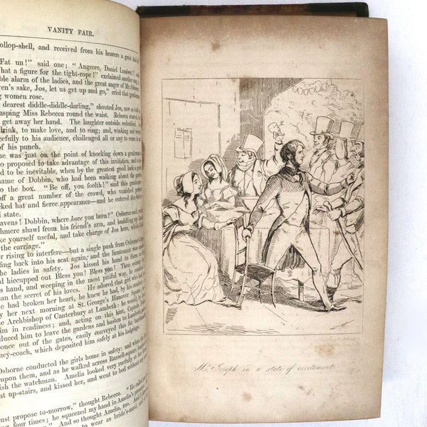 1st Edition Book: Vanity Fair, A Novel without a Hero by William Makepeace Thackeray
