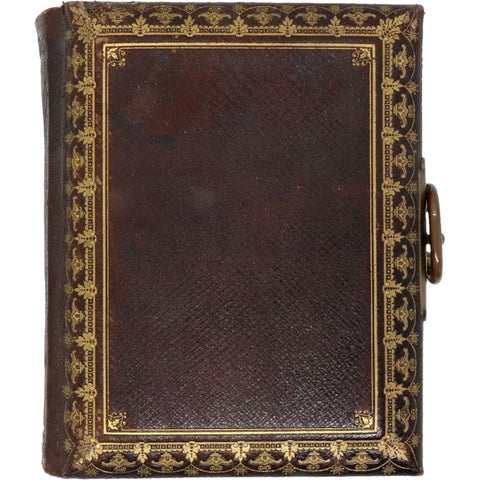 English Gilt Embossed Leather Bound Album and Souvenir Engravings