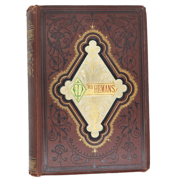 Two British Victorian Poetry Books by Mrs. Felicia Hemans