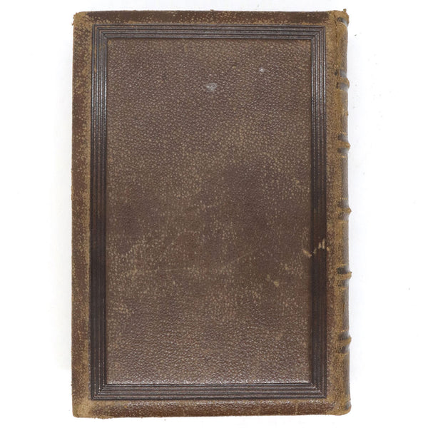 Leather Book: The Poetical Works and Letters of Robert Burns