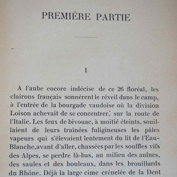 French Leather Bound Book: La Trompette de Marengo by Samuel Cornut