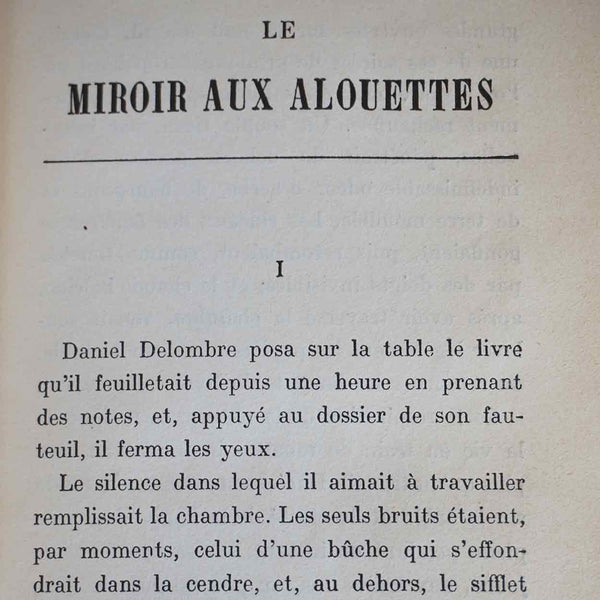 French Book: Le Miroir aux Alouettes by Julie de Mestral-Combremont