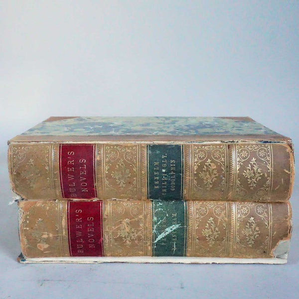 Set of Two Books: Bulwer's Novels by Lord Edward Bulwer Lytton